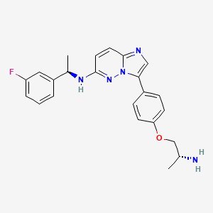 molecular formula C23H24FN5O B1652593 Taletrectinib CAS No. 1505514-27-1