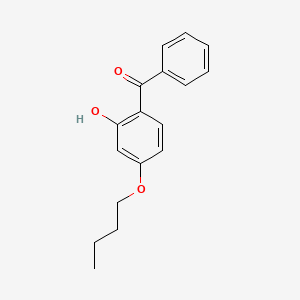 molecular formula C17H18O3 B1652598 Benzophenone, 2-hydroxy-4-butoxy- CAS No. 15131-43-8