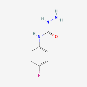 molecular formula C7H8FN3O B1652637 Hydrazinecarboxamide, N-(4-fluorophenyl)- CAS No. 153885-60-0