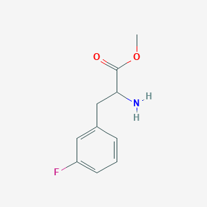 molecular formula C10H12FNO2 B1652652 Methyl 2-amino-3-(3-fluorophenyl)propanoate CAS No. 155155-80-9