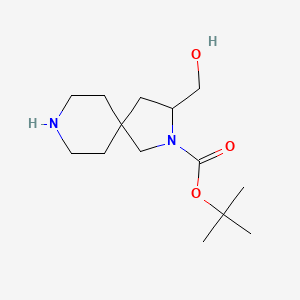 Tert-butyl 3-(hydroxymethyl)-2,8-diazaspiro[4.5]decane-2-carboxylate