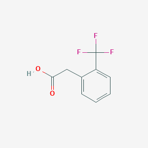 molecular formula C9H7F3O2 B165266 2-(Trifluoromethyl)phenylacetic acid CAS No. 3038-48-0