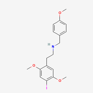 2-(4-Iodo-2,5-dimethoxyphenyl)-N-(4-methoxybenzyl)ethan-1-amine