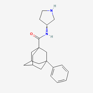 3-Phenyl-N-[(3R)-pyrrolidin-3-YL]adamantane-1-carboxamide