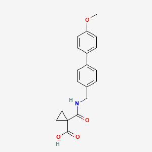 1-[[4-(4-Methoxyphenyl)phenyl]methylcarbamoyl]cyclopropane-1-carboxylic acid