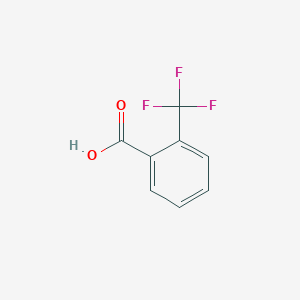 molecular formula C8H5F3O2 B165268 2-(Trifluoromethyl)benzoic acid CAS No. 433-97-6