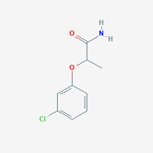 molecular formula C9H10ClNO2 B165271 2-(3-Chlorophenoxy)propionamide CAS No. 5825-87-6