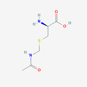 molecular formula C6H12N2O3S B1652736 S-((Acetylamino)methyl)-D-cysteine CAS No. 160348-00-5