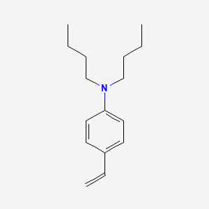 molecular formula C16H25N B1652741 N,N-Dibutyl-4-ethenylaniline CAS No. 160469-44-3