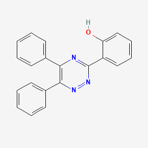 molecular formula C21H15N3O B1652771 Phenol, 2-(5,6-diphenyl-1,2,4-triazin-3-yl)- CAS No. 16086-60-5