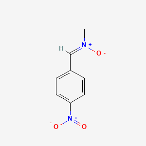 molecular formula C8H8N2O3 B1652772 N-methyl-1-(4-nitrophenyl)methanimine oxide CAS No. 16089-71-7