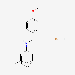 molecular formula C18H26BrNO B1652783 N-(4-Methoxybenzyl)-1-adamantanamine hydrobromide CAS No. 1609396-10-2