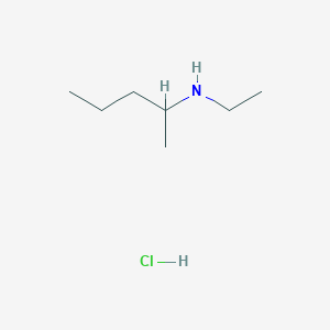 molecular formula C7H18ClN B1652794 N-Ethyl-2-pentanamine hydrochloride CAS No. 1609396-49-7