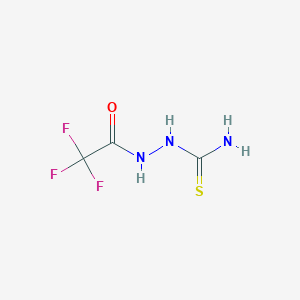 molecular formula C3H4F3N3OS B016528 N-Trifluoroacetyl-N'-thioformamidohydrazine CAS No. 51321-51-8