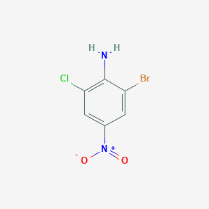 molecular formula C6H4BrClN2O2 B165282 2-溴-6-氯-4-硝基苯胺 CAS No. 99-29-6