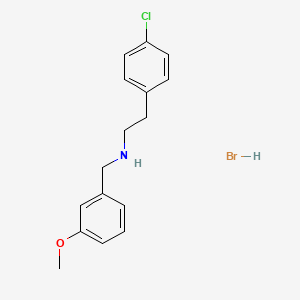 [2-(4-Chlorophenyl)ethyl](3-methoxybenzyl)amine hydrobromide