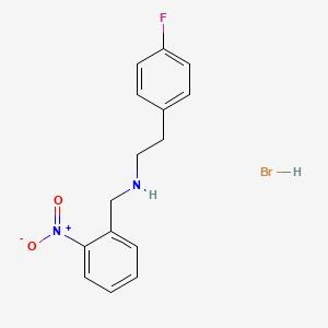 [2-(4-Fluorophenyl)ethyl](2-nitrobenzyl)amine hydrobromide