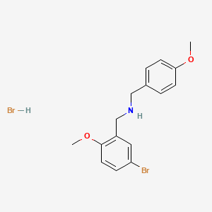 (5-Bromo-2-methoxybenzyl)(4-methoxybenzyl)amine hydrobromide