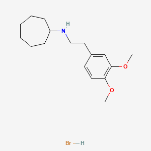 N-[2-(3,4-Dimethoxyphenyl)ethyl]cycloheptanamine hydrobromide