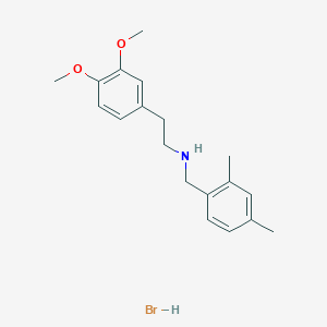 [2-(3,4-Dimethoxyphenyl)ethyl](2,4-dimethylbenzyl)amine hydrobromide