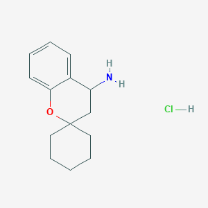 3,4-Dihydrospiro[chromene-2,1'-cyclohexan]-4-amine hydrochloride