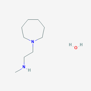 molecular formula C9H22N2O B1652851 [2-(1-Azepanyl)ethyl]methylamine hydrate CAS No. 1609407-93-3