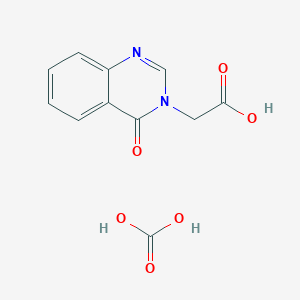 molecular formula C11H10N2O6 B1652852 carbonic acid;2-(4-oxoquinazolin-3-yl)acetic acid CAS No. 1609408-01-6