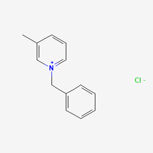 molecular formula C13H14ClN B1652878 Benzyl-3-methylpyridinium chloride CAS No. 16214-99-6