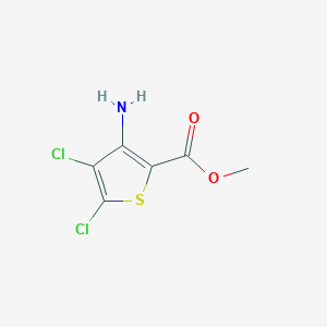 molecular formula C6H5Cl2NO2S B1652879 Methyl 3-amino-4,5-dichlorothiophene-2-carboxylate CAS No. 1621488-35-4