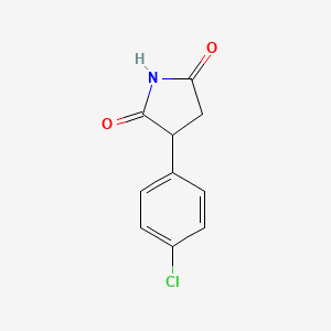 molecular formula C10H8ClNO2 B1652899 2-(4-Chlorophenyl)succinimide CAS No. 1628-19-9