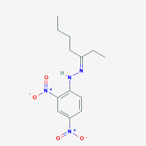 molecular formula C13H18N4O4 B1652916 N-[(Z)-heptan-3-ylideneamino]-2,4-dinitroaniline CAS No. 1634-69-1