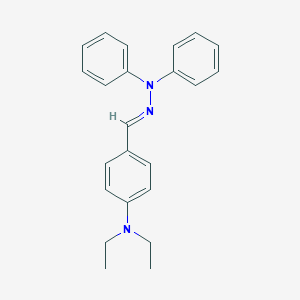 molecular formula C23H25N3 B165292 4-(Diethylamino)benzaldehyde-1,1-diphenylhydrazone CAS No. 125948-64-3