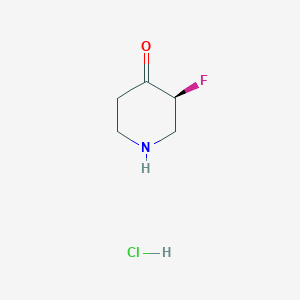 (3S)-3-fluoropiperidin-4-one hydrochloride