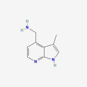 (3-Methyl-1H-pyrrolo[2,3-b]pyridin-4-yl)methanamine