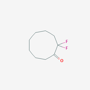 molecular formula C9H14F2O B1652934 2,2-difluorocyclononan-1-one CAS No. 1638830-51-9