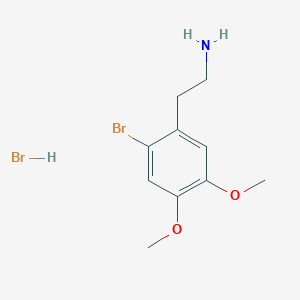 2-(2-Bromo-4,5-dimethoxyphenyl)ethanamine;hydrobromide