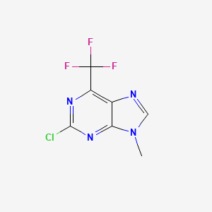 2-Chloro-9-methyl-6-(trifluoromethyl)-9h-purine