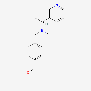 N-[[4-(Methoxymethyl)phenyl]methyl]-N-methyl-1-pyridin-3-ylethanamine