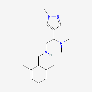 N'-[(2,6-Dimethylcyclohex-2-en-1-yl)methyl]-N,N-dimethyl-1-(1-methylpyrazol-4-yl)ethane-1,2-diamine