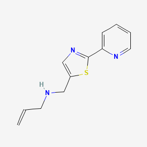N-[(2-Pyridin-2-yl-1,3-thiazol-5-yl)methyl]prop-2-en-1-amine