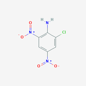 molecular formula C6H4ClN3O4 B165296 2-Chloro-4,6-dinitroaniline CAS No. 3531-19-9