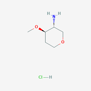 trans-4-Methoxytetrahydro-2H-pyran-3-amine hydrochloride