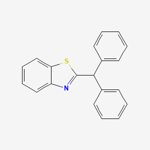 Benzothiazole, 2-(diphenylmethyl)-