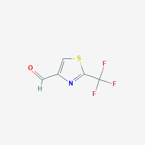molecular formula C5H2F3NOS B165297 2-(三氟甲基)噻唑-4-甲醛 CAS No. 133046-48-7