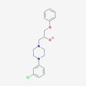 1-[4-(3-Chlorophenyl)piperazin-1-yl]-3-phenoxypropan-2-ol