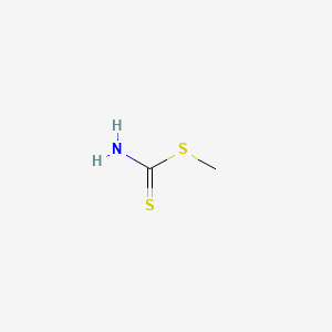 molecular formula C2H5NS2 B1652975 Carbamodithioic acid, methyl ester CAS No. 16696-83-6