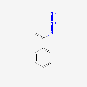molecular formula C8H7N3 B1652976 1-Azidoethenylbenzene CAS No. 16717-64-9