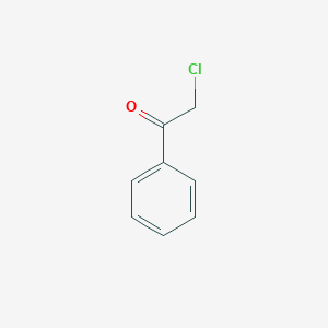 molecular formula C8H7ClO<br>C6H5COCH2Cl<br>C8H7ClO B165298 2-Chloroacetophenone CAS No. 532-27-4