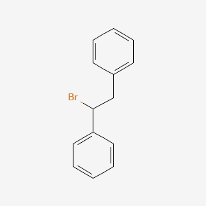 molecular formula C14H13B B1652984 (1-Bromo-2-phenylethyl)benzene CAS No. 16766-97-5