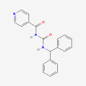 molecular formula C20H17N3O2 B1652994 N-Benzhydryl-N'-(4-pyridylcarbonyl)urea CAS No. 168779-53-1